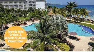 Secrets Resorts Secrets Wild Orchid and Secrets St James tour [upl. by Teraj851]