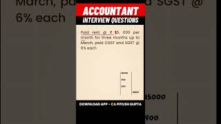 Accountant Interview Questions amp Answers Series Shorts Accountant [upl. by Thielen]