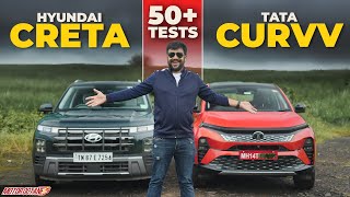 Tata Curvv vs Hyundai Creta Comparison [upl. by Eniamat]