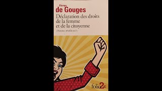 Déclaration des droits de la femme et de la citoyenne  Olympe de Gouges [upl. by Ryun]