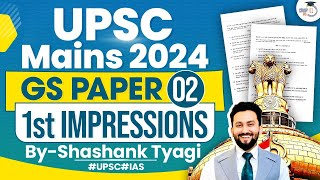 UPSC GS Paper 2 Mains 2024 Analysis  UPSC Mains 2024  Polity Governance IR Social Justice [upl. by Agnimod]