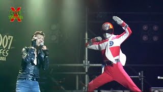 전자전대 덴지맨 OP 나리타 켄成田賢 슈퍼전대 4탄 Denshi Sentai DENZIMAN 오프닝 LIVE [upl. by Dielle]