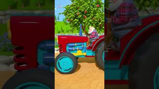 Wheels On The Tractor shorts littletreehouse nurseryrhymes kidssong vehicles [upl. by Rosaline]