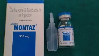 Montaz 500 mg injection review in hindi use benefits sides effects [upl. by Welcome607]