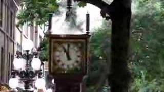 Gastown clock marks the hour [upl. by Igiul650]