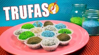 Trufas de Chocolate Sin Horno  Recetas Dulces  Tenedor Libre [upl. by Atirhs104]