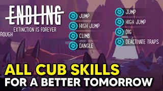 Endling Extinction is Forever  All Cub Skill Locations How to Get All Skills [upl. by Sanborn]