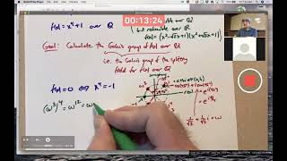 Abstract Algebra Galois Group of Irreducible Polynomial x41 over the Field of Rationals Q [upl. by Aspasia]