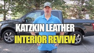 Ford F150 Gets New Katzkin Leather Interior  Review [upl. by Mckeon]