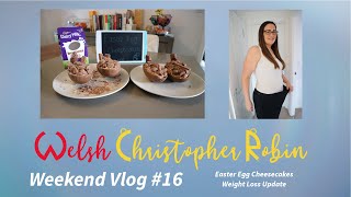 Weekend Vlog 16Easter Egg Cheesecakes Weight loss Update Lawn gets its first mow [upl. by Notsehc958]