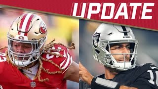 49ers comp picks are revealed but some surprises with Jimmy Garoppolo amp Chase Young 👀 [upl. by Arad]