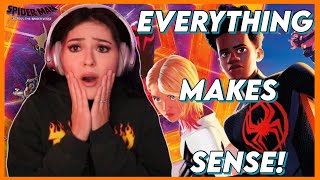 THE SPIDERMAN ACROSS THE SPIDERVERSE ENDING SHOCKED ME  First Time Watching  Movie Reaction [upl. by Aehsat]