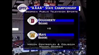 GHSA 4A Boys Final Daugherty vs Mays  March 9 2001 [upl. by Atkins]