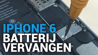 iPhone 6 batterij vervangen  Fixjenl [upl. by Ennove60]