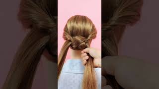 Easy Bunny Braid Tutorial with Black Rubber Band  Try This Cute Hairstyle Today [upl. by Khoury149]