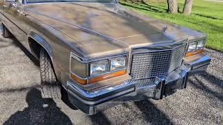 1987 CADILLAC BROUGHAM 5 LITER [upl. by Ylrrad]