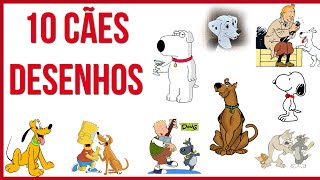 TOP 10 Cães dos Desenhos animados [upl. by Oeniri229]