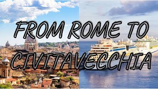 How to Get from Rome Airport FCO to Civitavecchia Cruise Ship Port under 20€ Cheap amp Easy [upl. by Adnuahs]