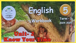 EE CLASS 5 Unit2 Know Your Time  WORKBOOK KEY ANSWERS [upl. by Reinwald]