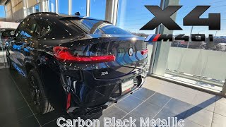 NEW ARRIVAL 2023 BMW X4 M40i Carbon Black Metallic Tacora Red [upl. by Tsenre266]