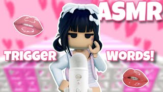 Roblox ASMR  Valentine Trigger Words to Help You Relax 💝 [upl. by Enitsirk]