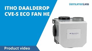 ITHO Daalderop CVE S eco fan HE  Product video  Ventilationlandcouk [upl. by Einram285]