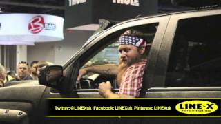 LINEX Truck For Duck Dynasty Willie Robertson  SEMA2013 [upl. by Arabel]