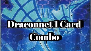 1 Card Draconnet Guardragon Combo Tutorial Post Rokket Revolt Structure Deck Combo Yugioh [upl. by Ern]