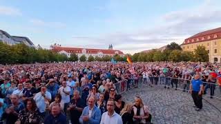 Magdeburg Germany Antigovernment protest and antiEU sanctions  06092022 [upl. by Fagen]