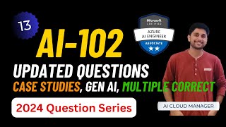 AI102 EXAM QUESTIONS 2024 MICROSOFT AZURE AI 102 CERTIFICATION COURSE PART11 [upl. by Eiramenna]