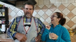 Recetas tradicionales calostros un postre de ganaderos😅😅😋 [upl. by Siddon]