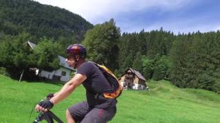 Blaa Alm Abfahrt Mountainbike DJI OSMO [upl. by Grantland]