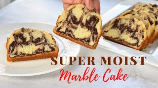 How to make Super Moist Vanilla amp Chocolate Marble Cake [upl. by Marrissa]