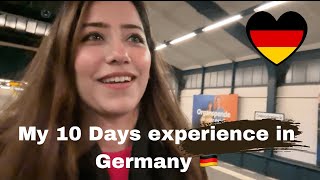 My first 10 days experience In Germany 🇩🇪  Life in Berlin  Day at Gisma University 📚 [upl. by Nitaj]