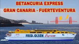 Betancuria Express tour completo Gran CanariaFuerteventura Fred Olsen Express 240723 [upl. by Zales]