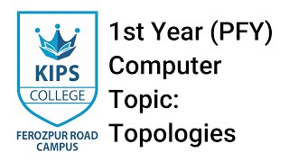 Topologies  Network Topologies  Computer 1st Year [upl. by Ridan]