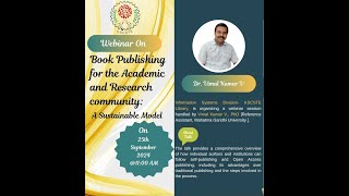 KSCSTE Webinar on Book publishing for the academic amp research community a sustainable model [upl. by Stormy]