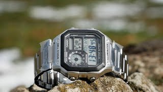 Обзор и настройка Casio AE1200WHD  стильная классика Casio Royale [upl. by Jaynes384]