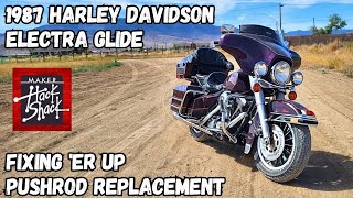 Harley Electra Glide Pushrod Replacement [upl. by Odraleba]