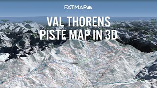 Val Thorens 3D Ski Map  Pistes Freeride amp SkiTouring  FATMAP [upl. by Lotta]