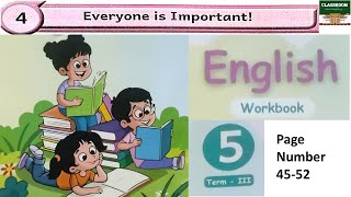 ennum ezhuthum 5th std english term 3 unit 4 Everyone is important  Everyone is important [upl. by Lleira546]