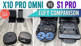 Eufy X10 Pro Omni vs Eufy S1 Pro Robot Vacuum amp Mop COMPARISON Which is BEST [upl. by Ahar203]