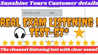 sunshine tours customer details ielts listening test with answers [upl. by Korella]