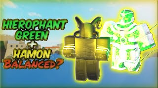 YBA Hierophant Green  Hamon BUILD in 1v1s  Roblox YBA [upl. by Armallas470]