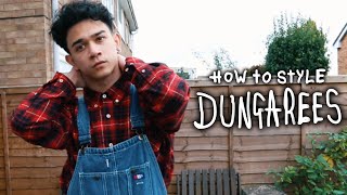 how to style dungareesoveralls [upl. by Arutek316]