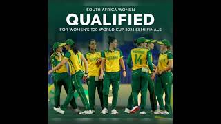 SOUTH AFRICA WOMEN TEAM QUALIFIED FOR T20 WORLD CUP SEMI FINAL  sa t20 [upl. by Oicapot]