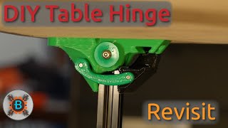 I revisited this DIY Folding Table Hinge build [upl. by Llehcal]