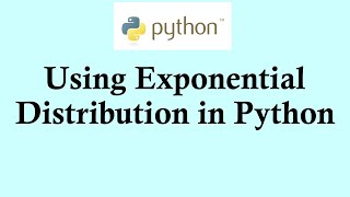 Statistics using Python programming  Using exponential distribution in Python [upl. by Tim235]