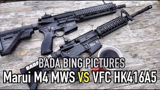 Marui M4 MWS vs VFC HK416A5 Which GBBR is best [upl. by Kathryn]