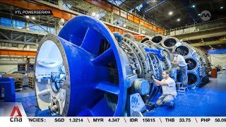 Works begin on new hydrogen gas turbine on Jurong Island [upl. by Schurman]